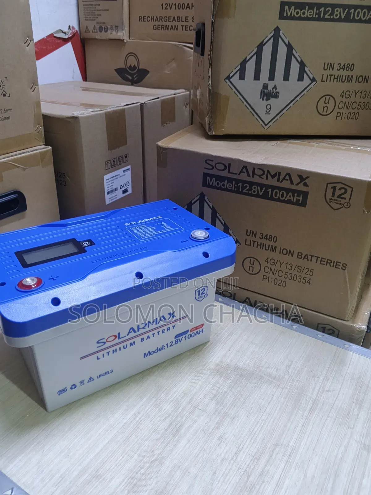 Solarmax 12.8v 100ah Lithium (Lifepo4) Battery