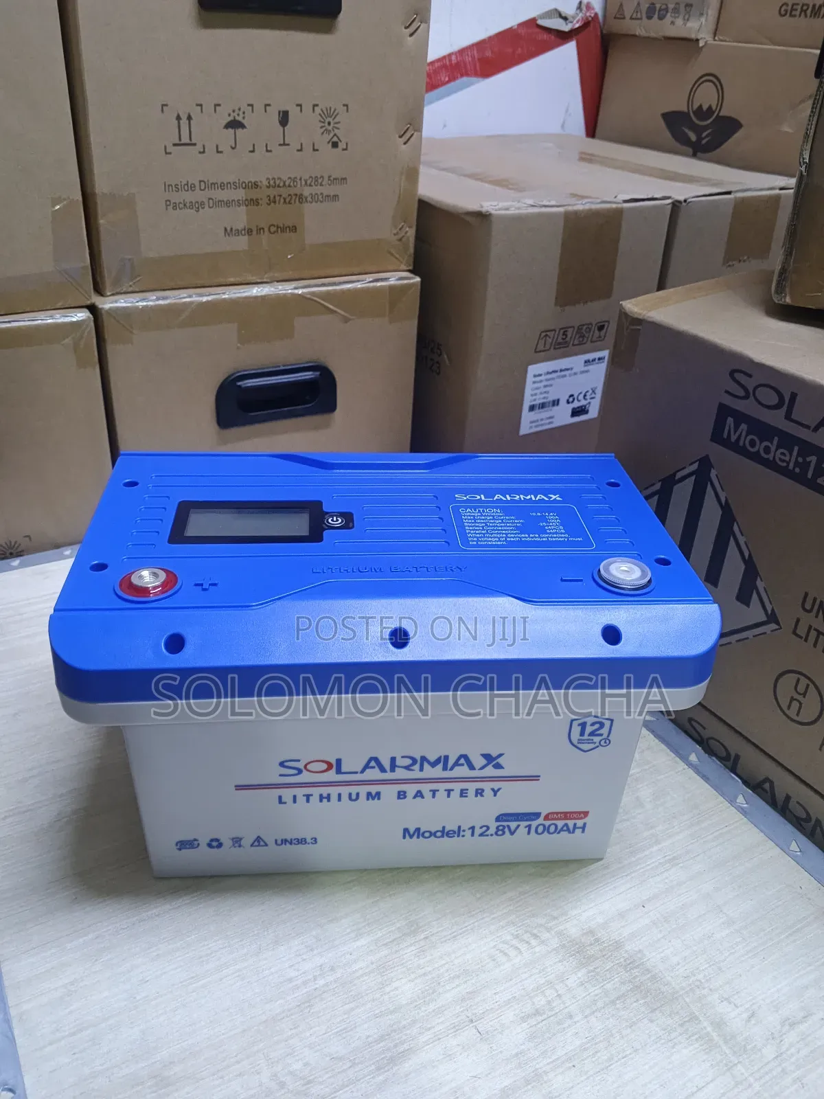 Solarmax 12.8v 100ah Lithium (Lifepo4) Battery