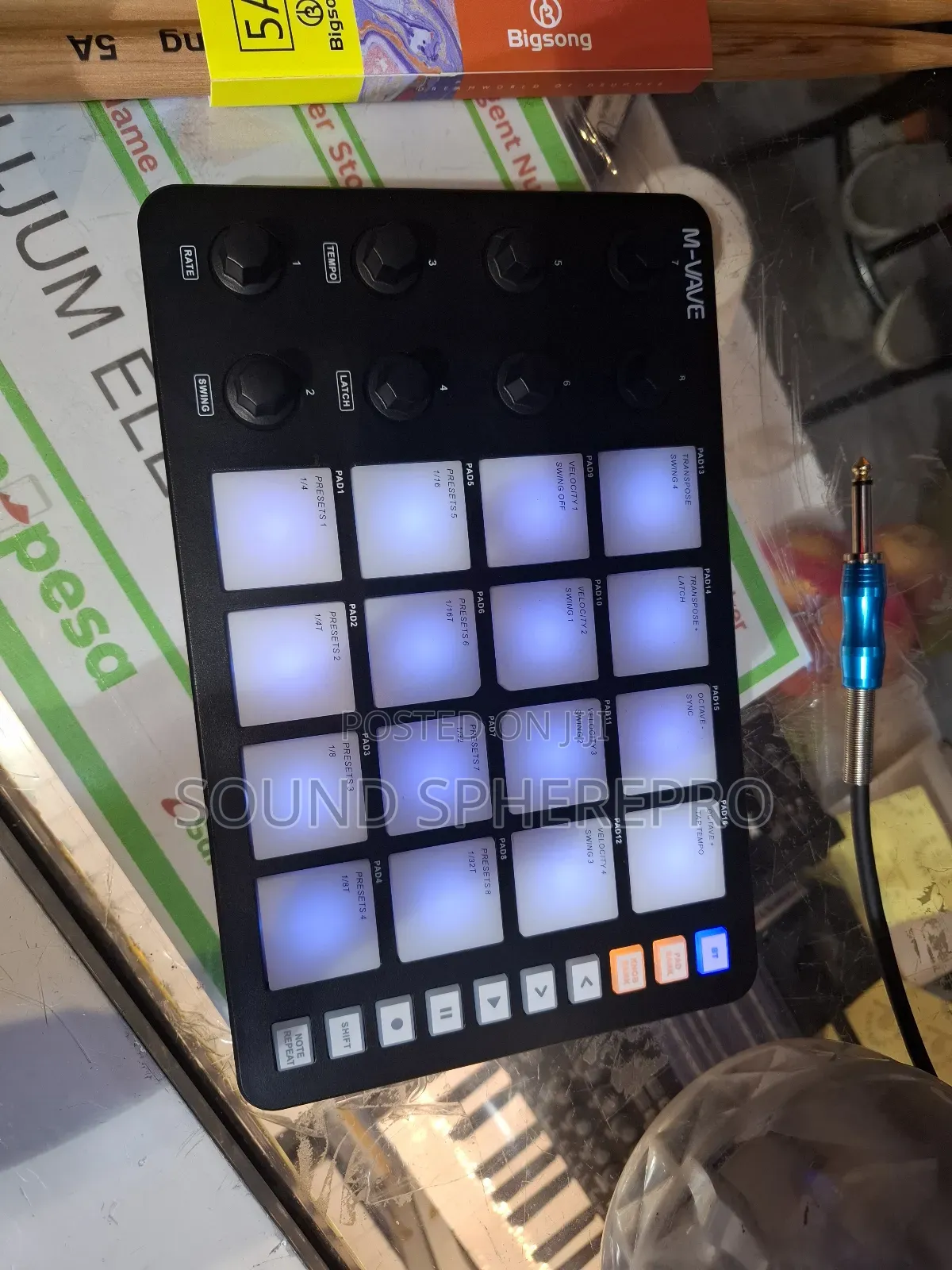 M-Wave 16 Pad SMC- Drumpad