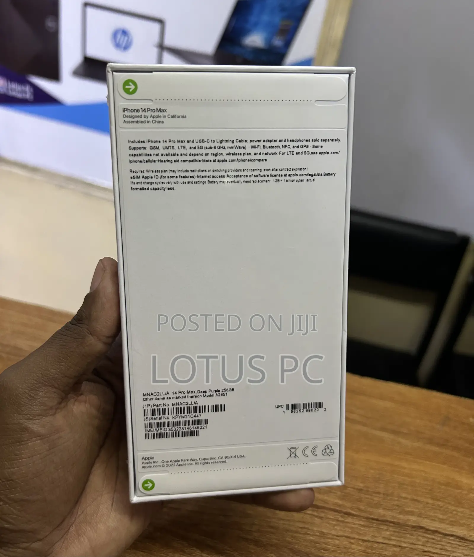 New Apple iPhone 14 Pro Max 256 GB Purple