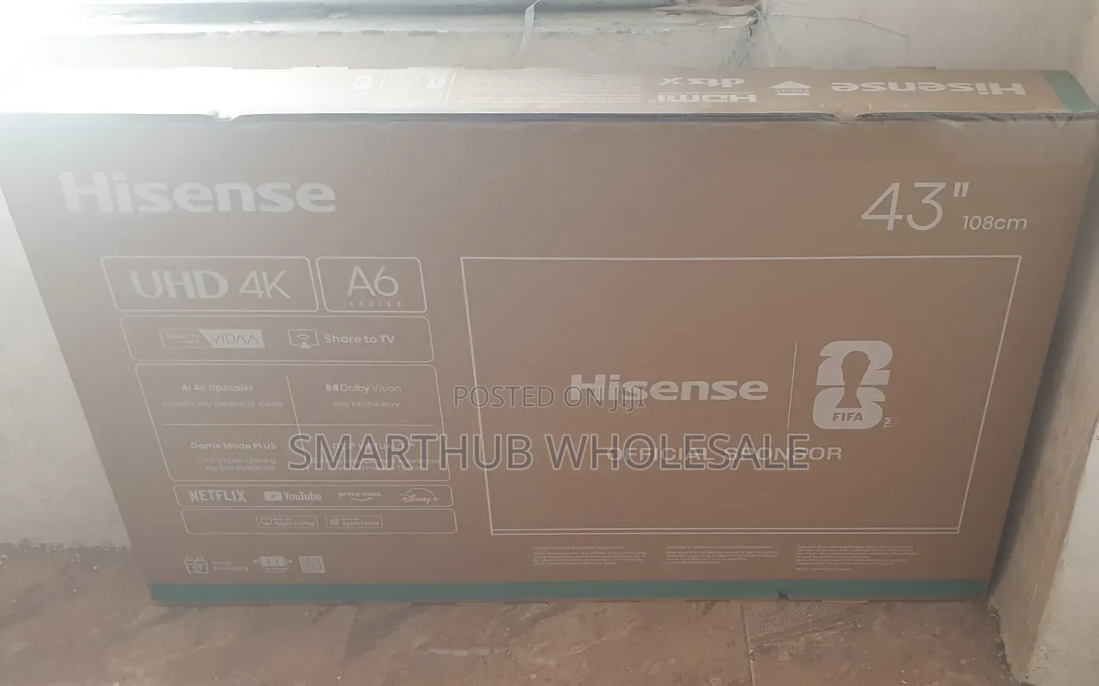 Hisense 43-Inch (2025 Model)A6 Series Uhd Smart Vidaa Tv