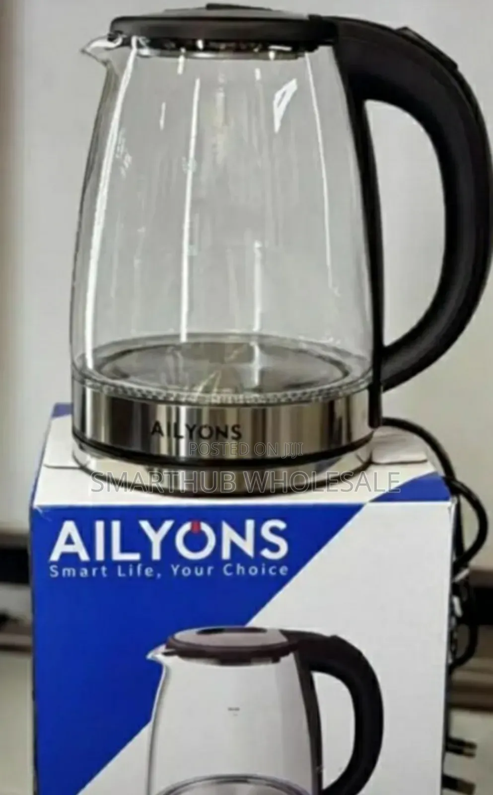 Ailyons 2.Ltrs Glass Electric Kettle, Automatic Hot Water Boiler