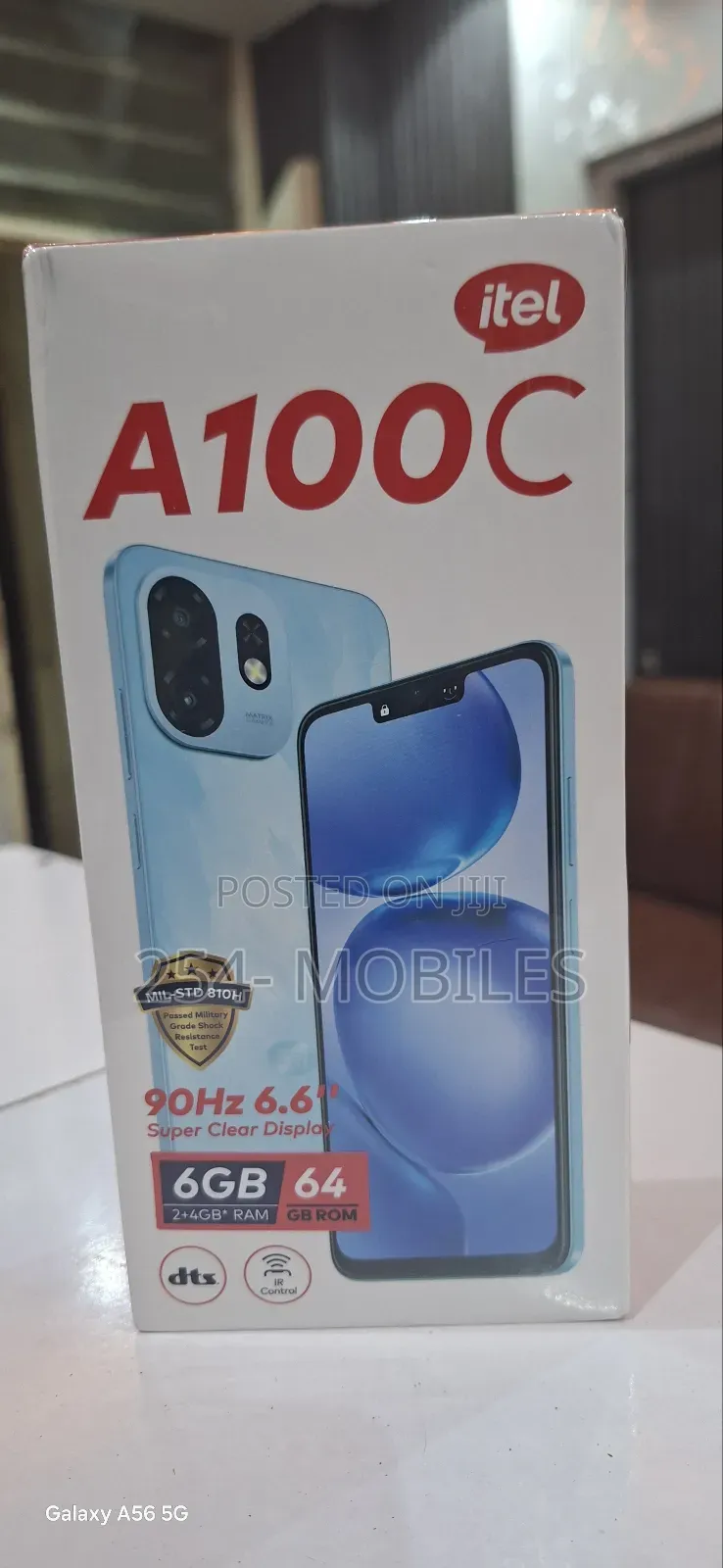 New Itel A100C 64 GB Black