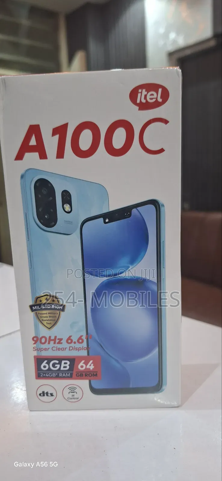 New Itel A100C 64 GB Black