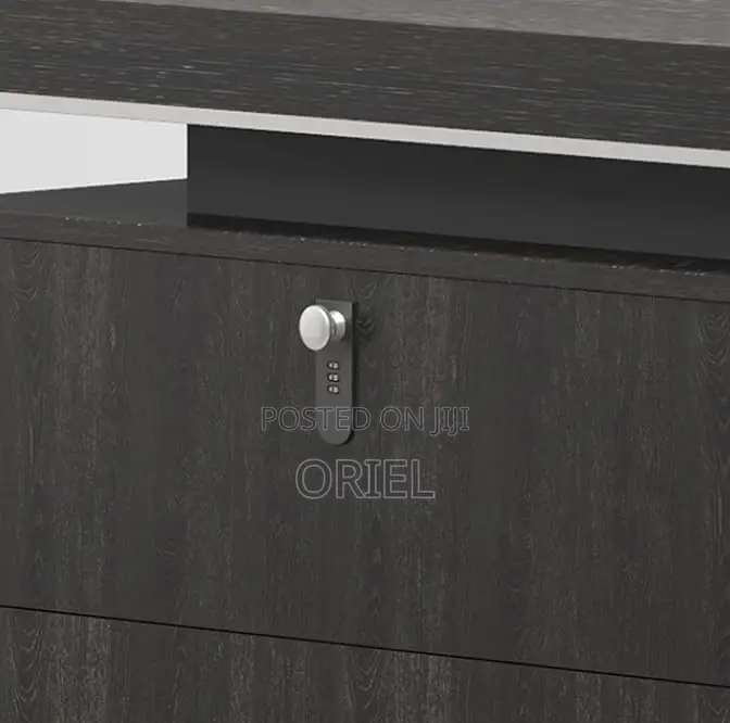 Office Desks; Wooden L-Shaped Executive Management Desk