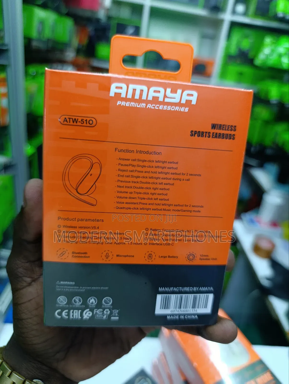 Amaya Open Buds Atw 510 Wireless Sport Earbuds