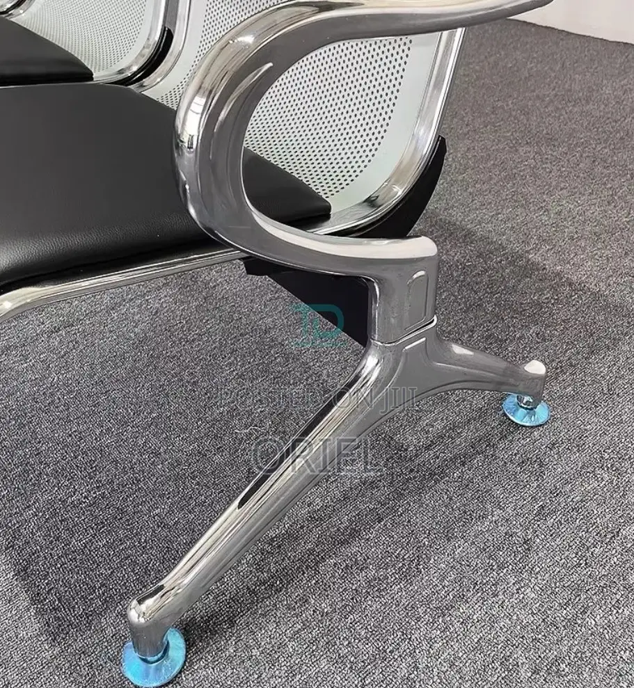 Office Benches; Sturdy 4-Link Office Waiting Room Chairs