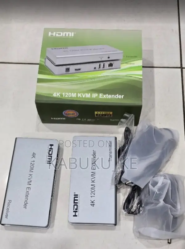 4k 120m Hdmi Extender Kvm, Supports Usb Mouse