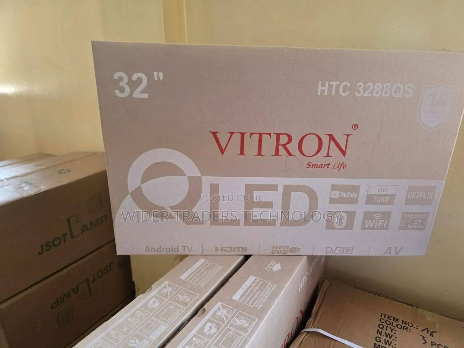 Vitron 32-Inch Qled Smart Android Tv