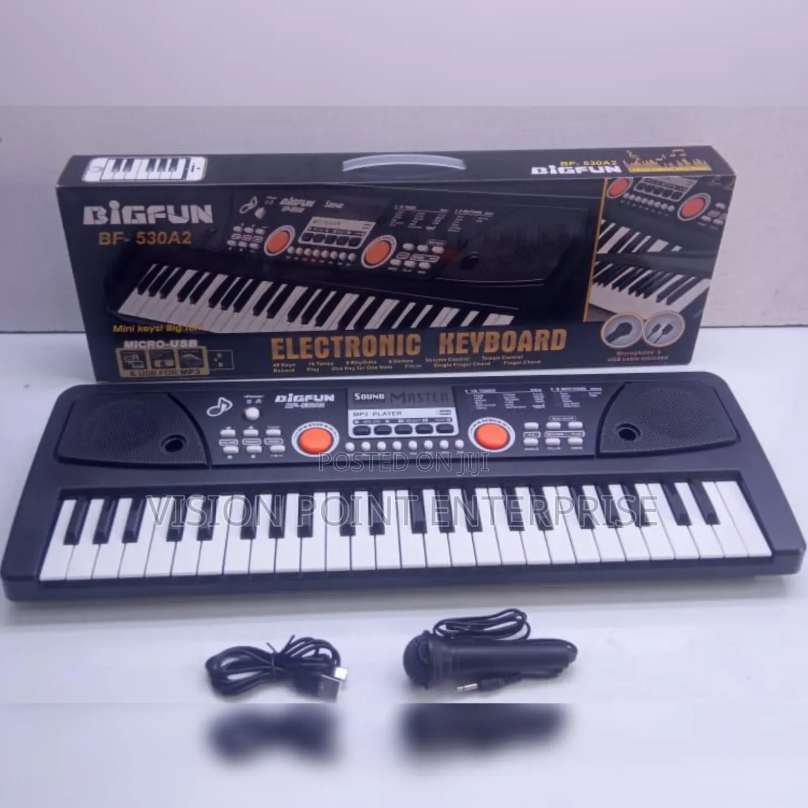 49 Keys Piano With Microphone and Cable