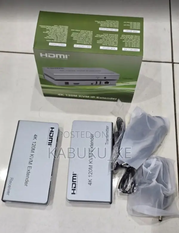 4k 120m Kvm Hdmi Extender Rj45 Ethernet Cat6 Support Usb Mouse