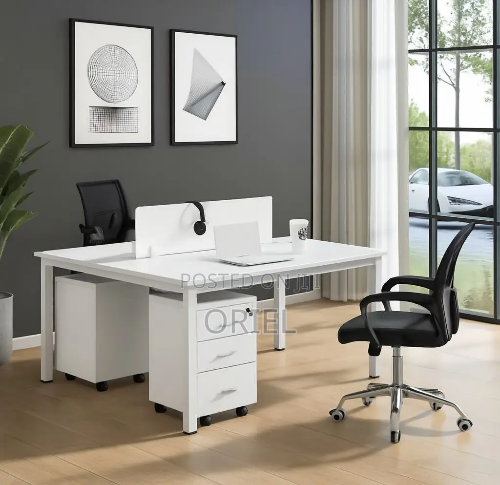 Modern Office Working Desk : Executive 2-Way Office Workstation