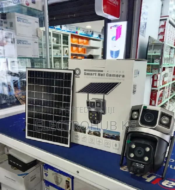 Wireless 4g Solar Powered Cctv Camera With Dual Lens & Night Vision