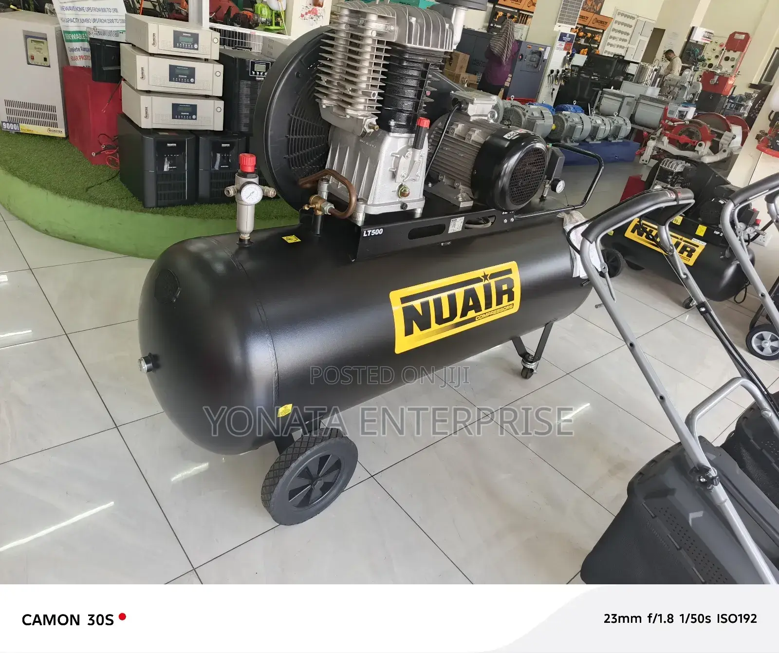 Nuair Italy 500ltrs 10hp Air Compressor