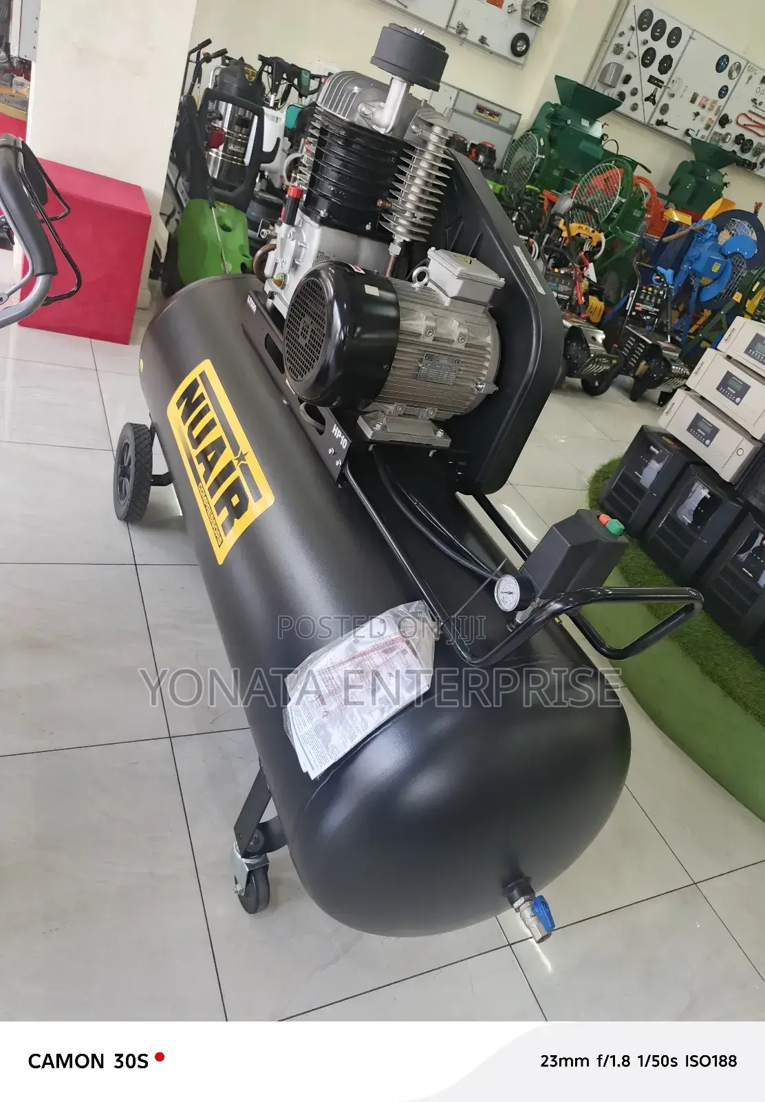 Nuair Italy 500ltrs 10hp Air Compressor