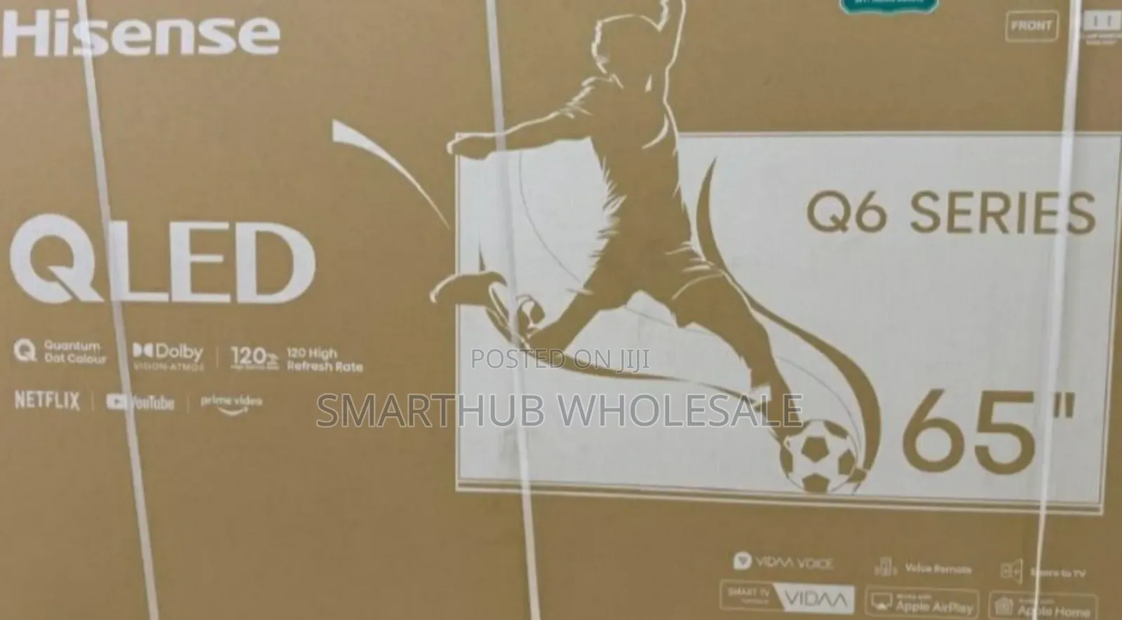 Qled Tv- Hisense 65′′ 65q6q Qled Vidaa Tv