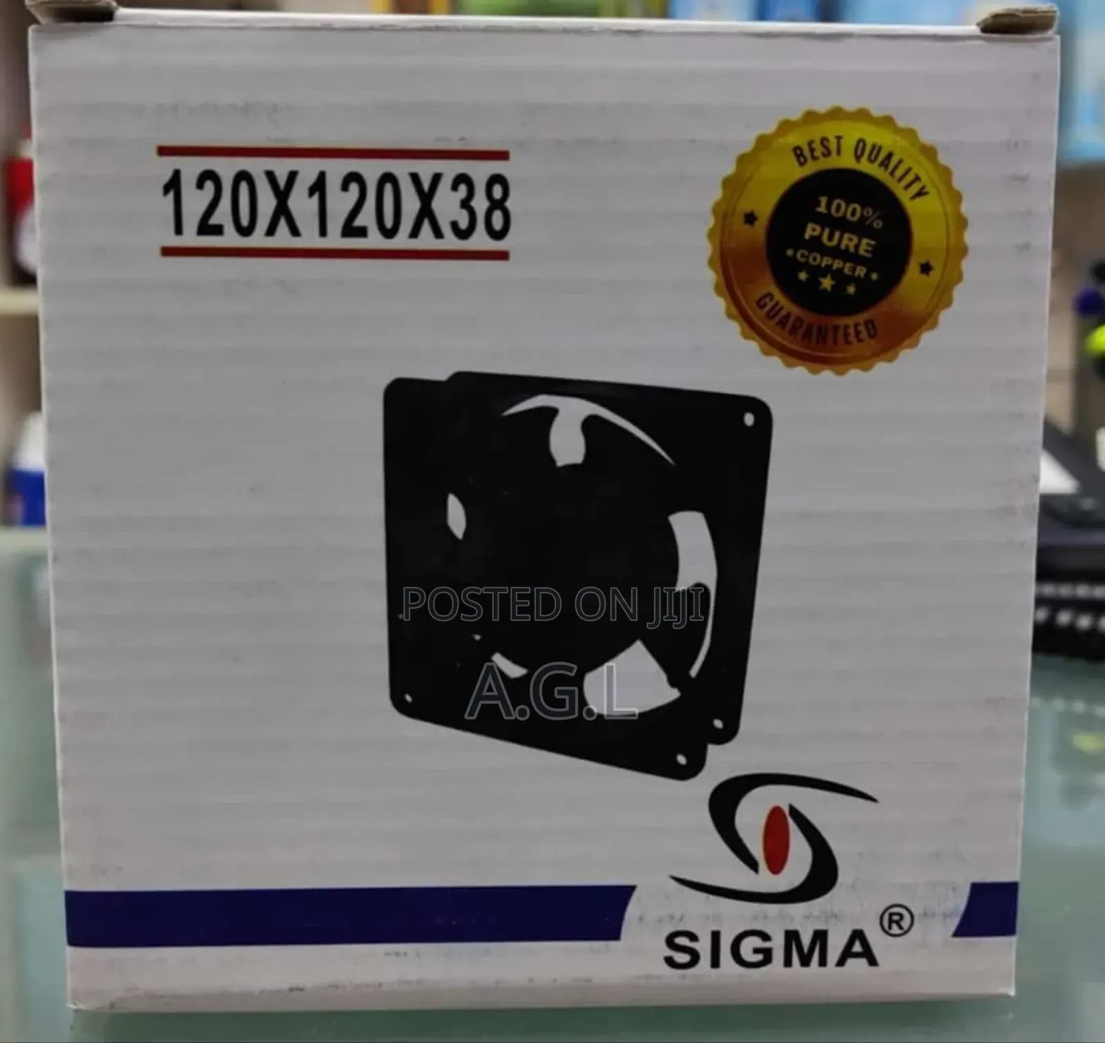Axial Cooling Fan Panel 120x120x38mm