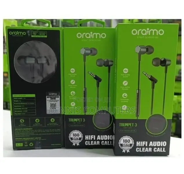 Oraimo Oep-E40 Trumpet3 in Ear Earphone