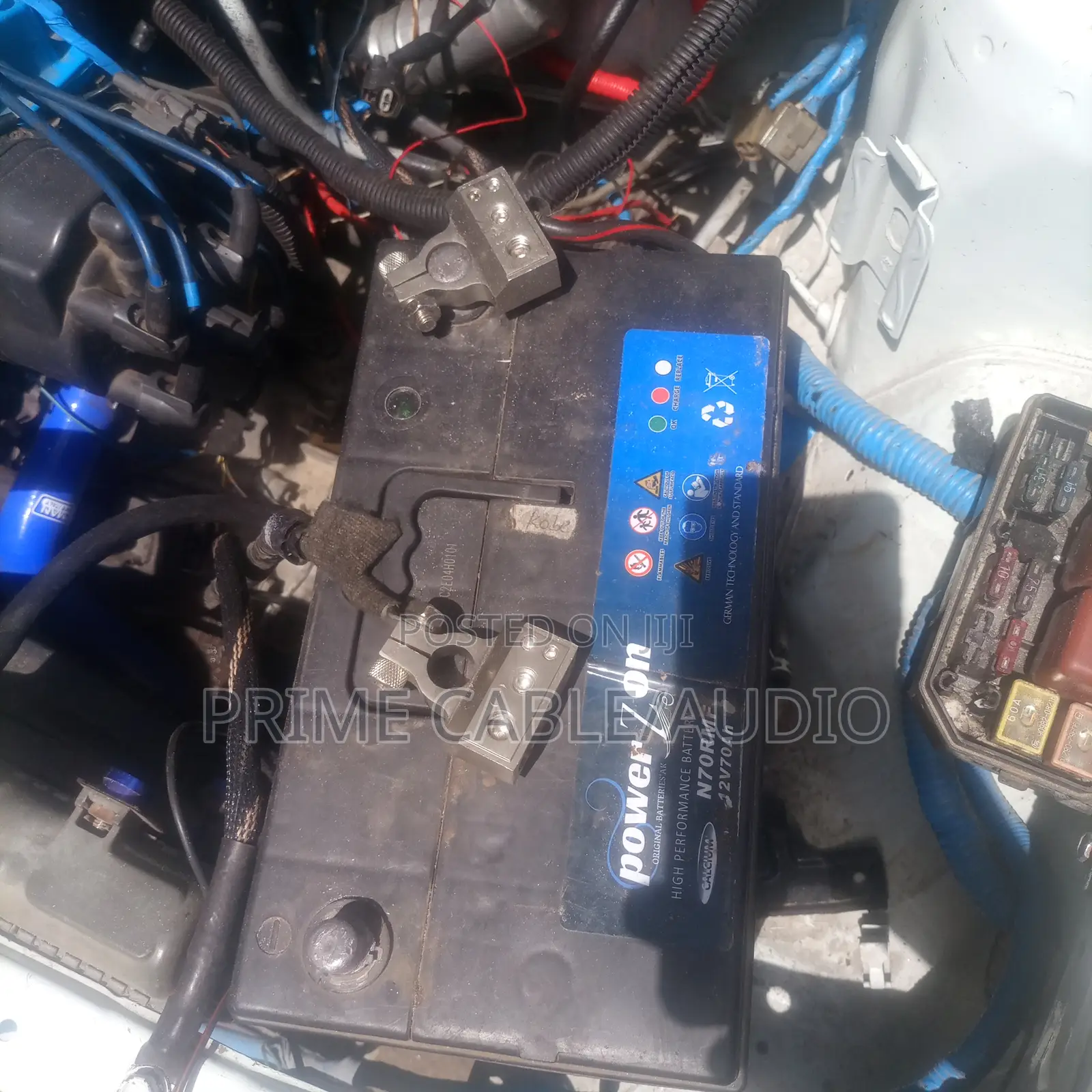 Silver-Plated Car Battery Terminal Positive Negative