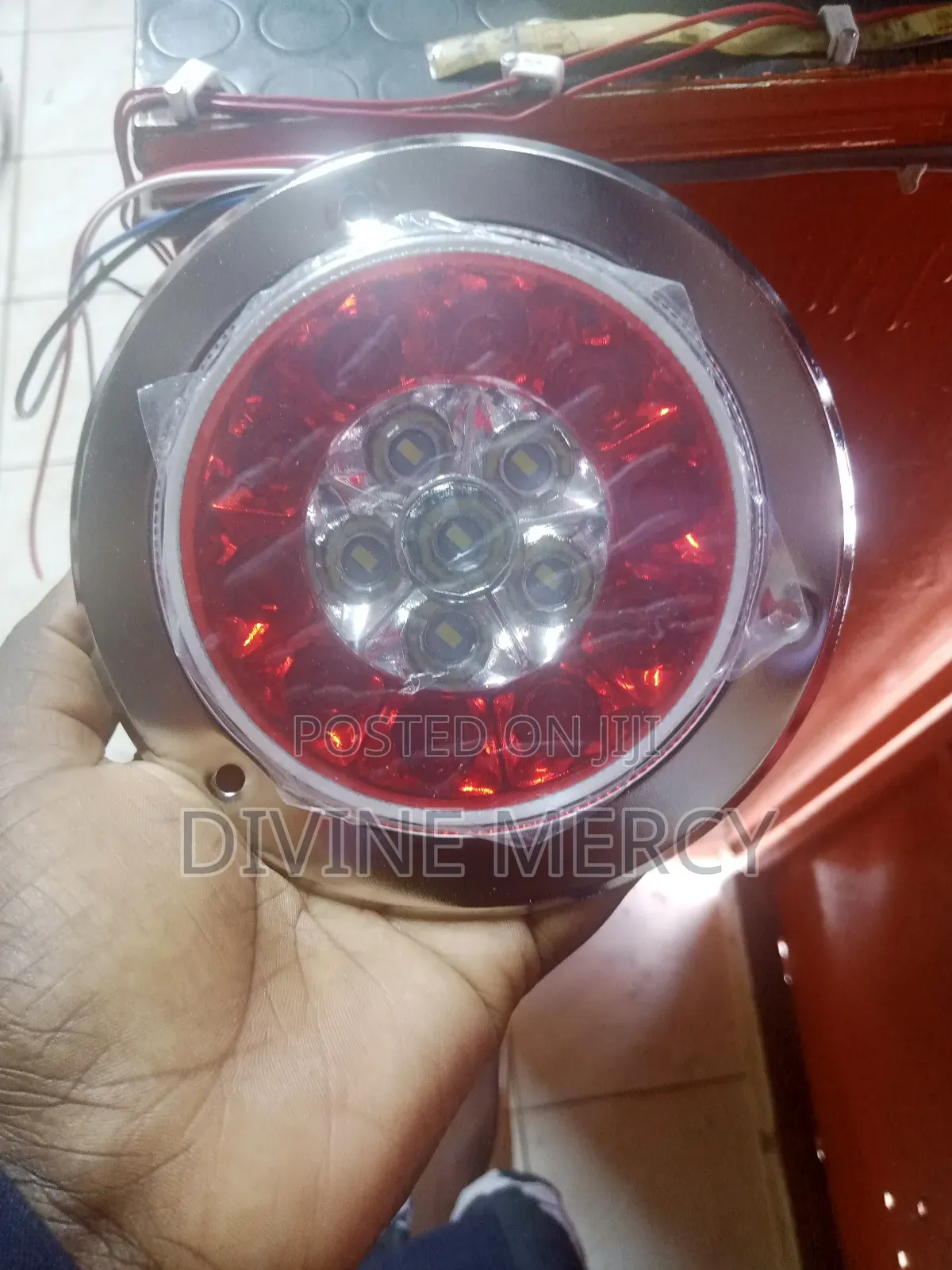 Round Led Chrome