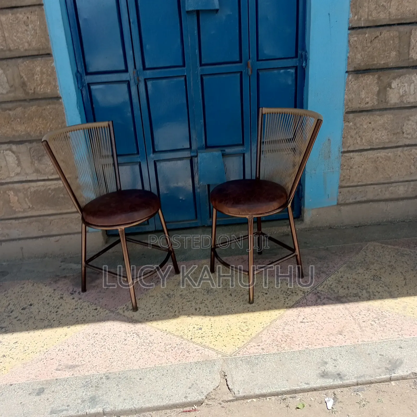 Brown Weaving Outdoor Chairs
