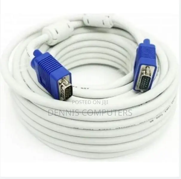 Vga Cable 50m, White in Colour