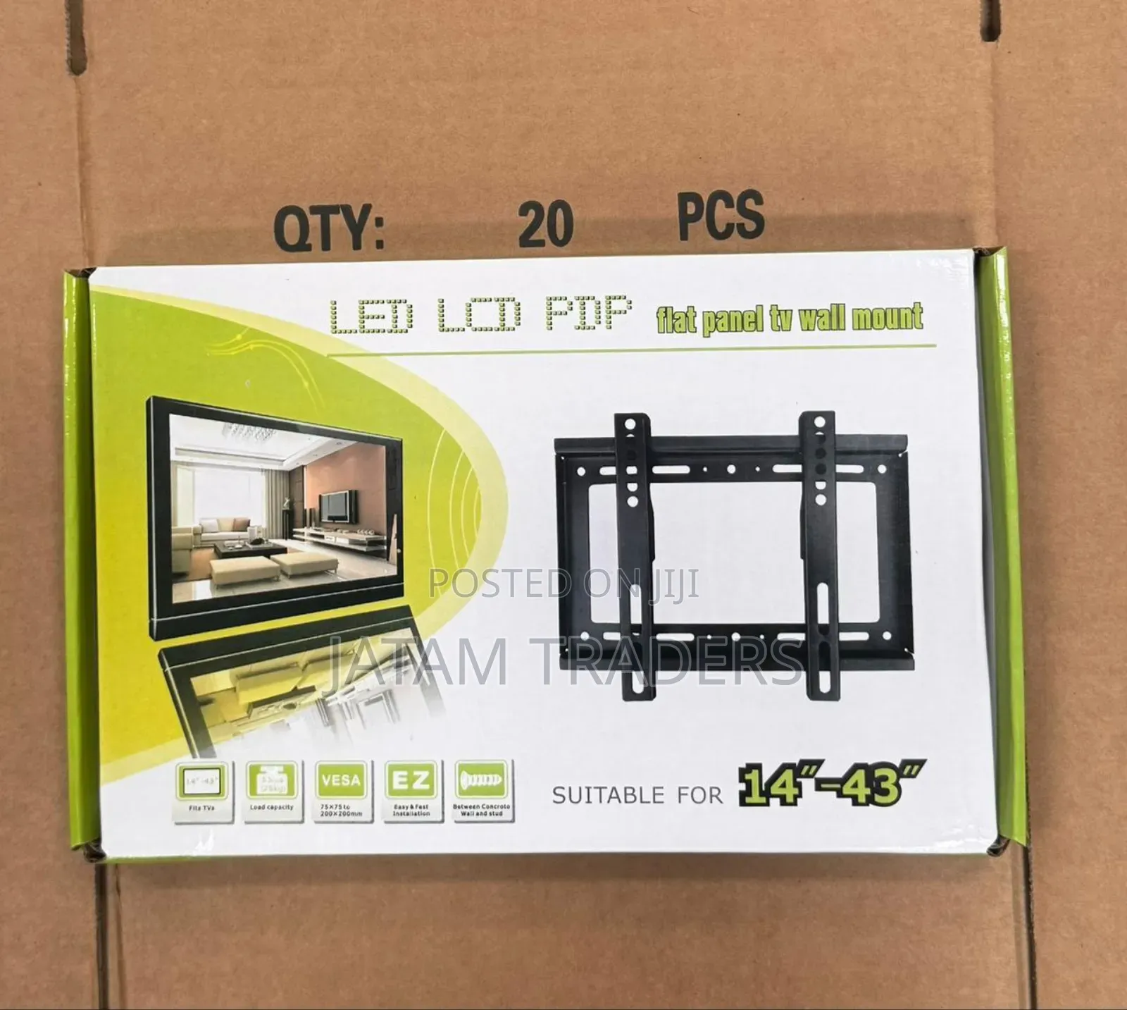 Tv Wall Bracket/Mount Available. 14-43 Inches
