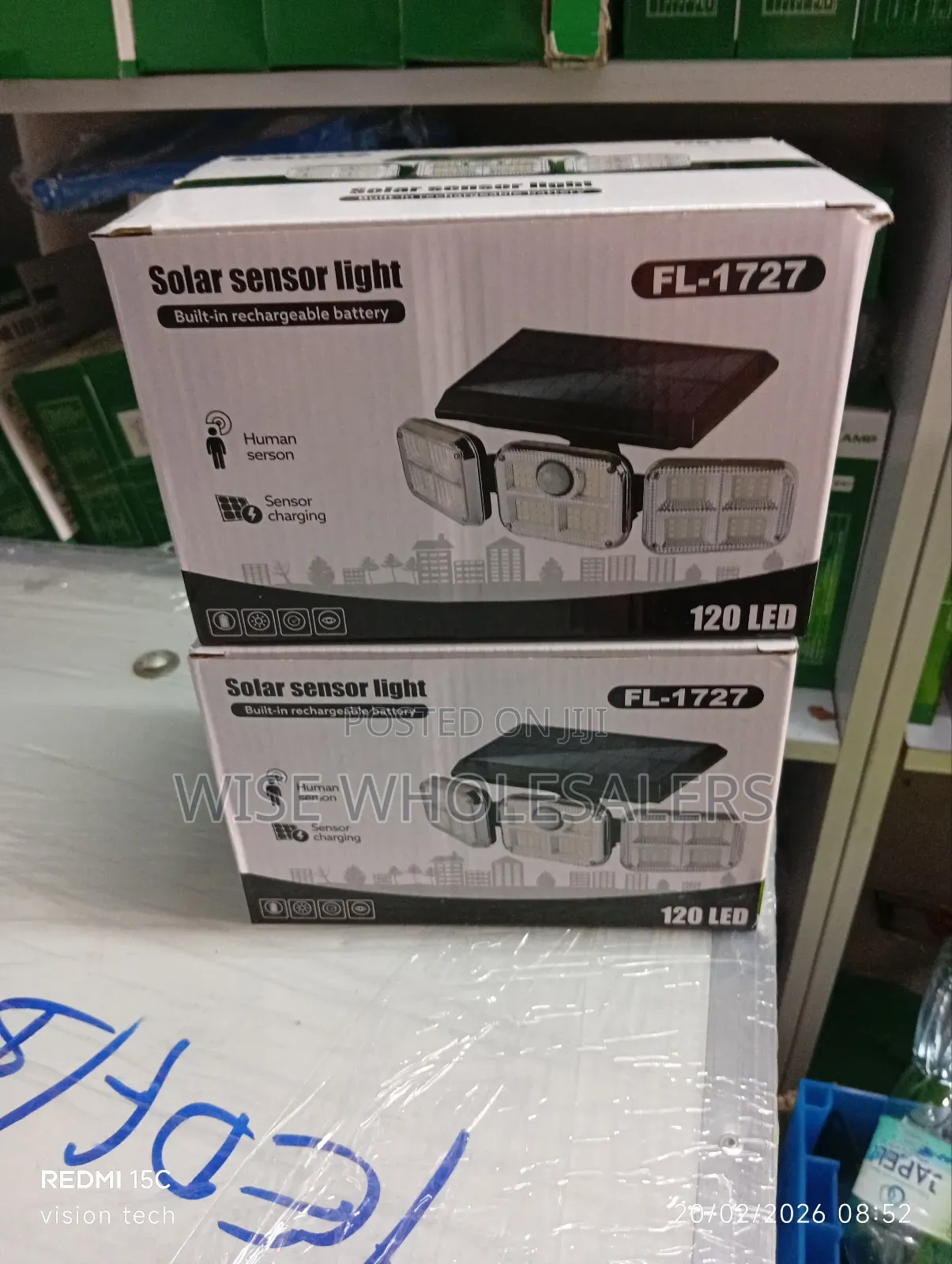 Led Solar Motion Sensor Streetlight With 3 Heads Adjustable Light