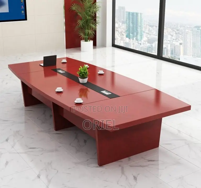 Boardroom Table : Modern Mahogany Office Conference Meeting Table
