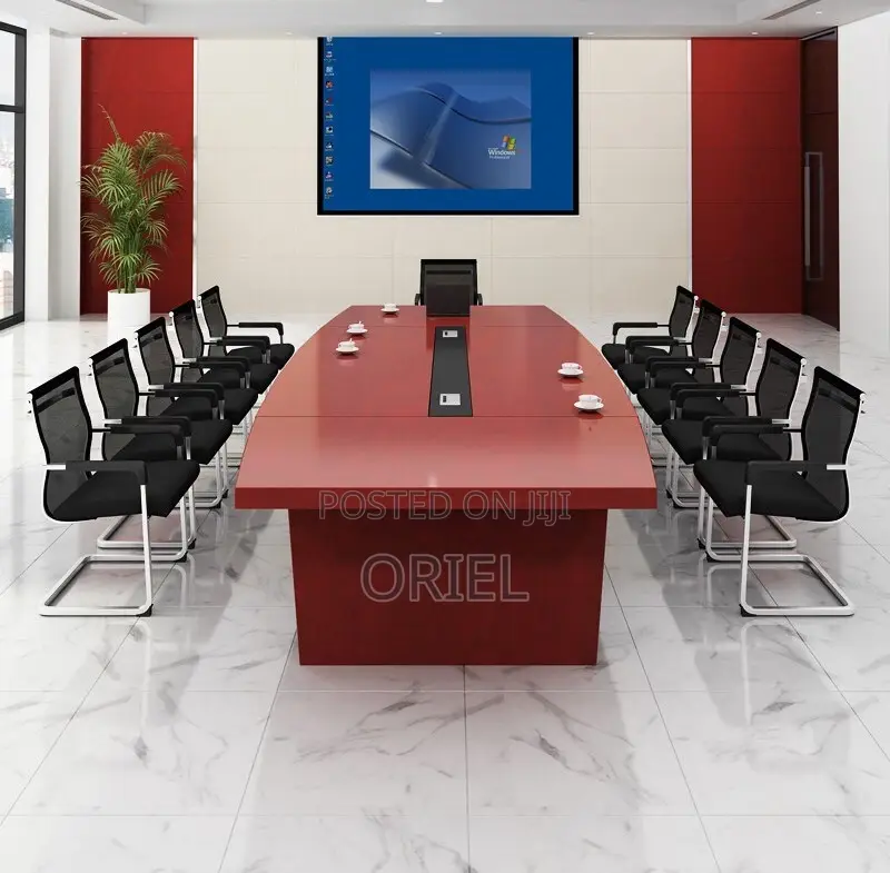 Boardroom Table : Modern Mahogany Office Conference Meeting Table