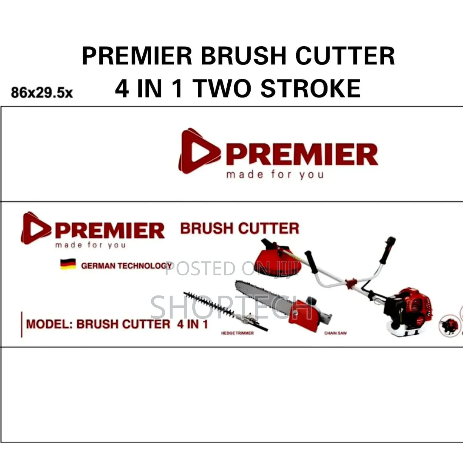Premier Brush Cutter 4in1 2stroke
