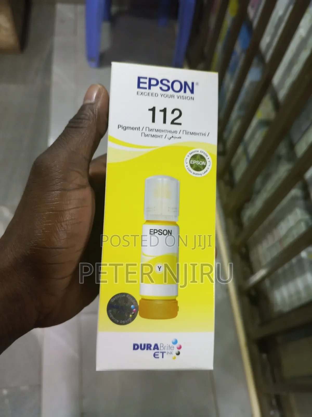 Epson 112 Ink Original Yellow