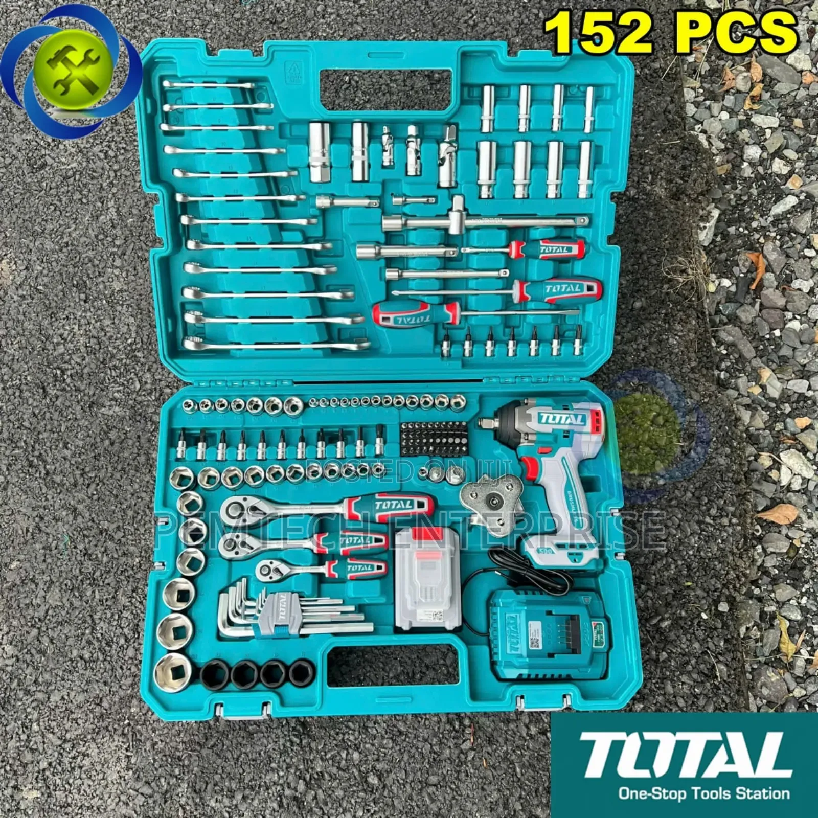 Total Tools Cordless Impact Wrench Set