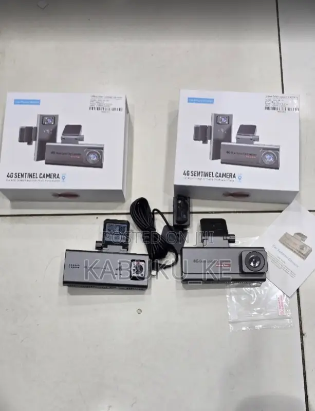 4g Sentinel Dual Lens Car Dash Cam With Gps