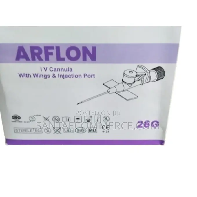 Arflon Iv Cannula With Wings Injection Port, 26g