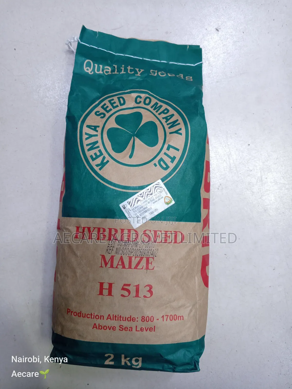 Hybrid Maize Seed H513 2kgs