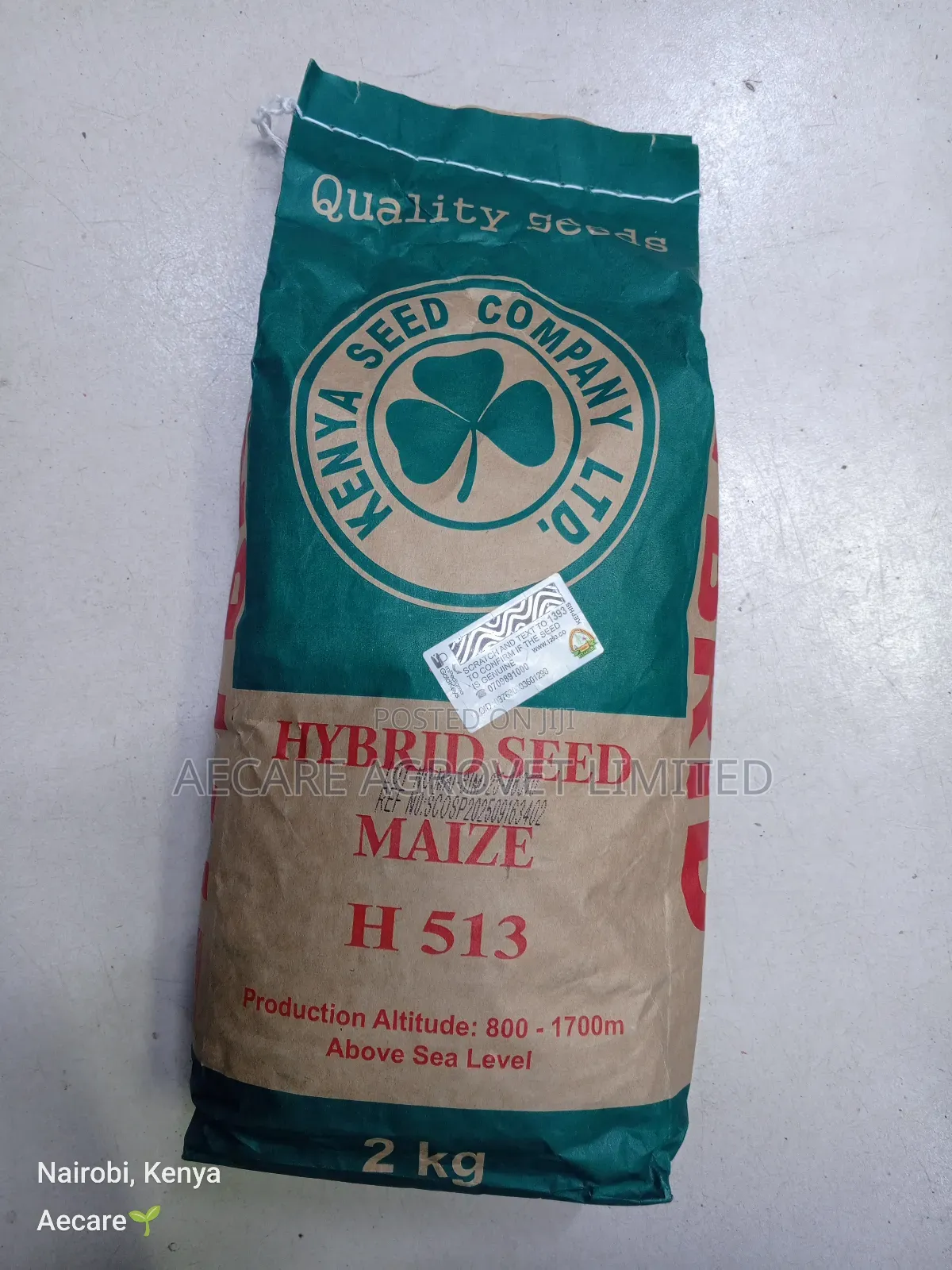 Hybrid Maize Seed H513 2kgs