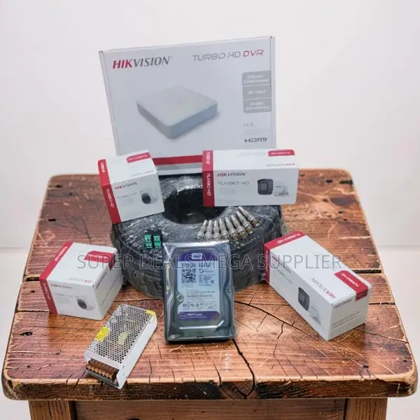 Hikvision 4 Turbo 2mp 1080p Hd CCTV System With Smart Ir Technology