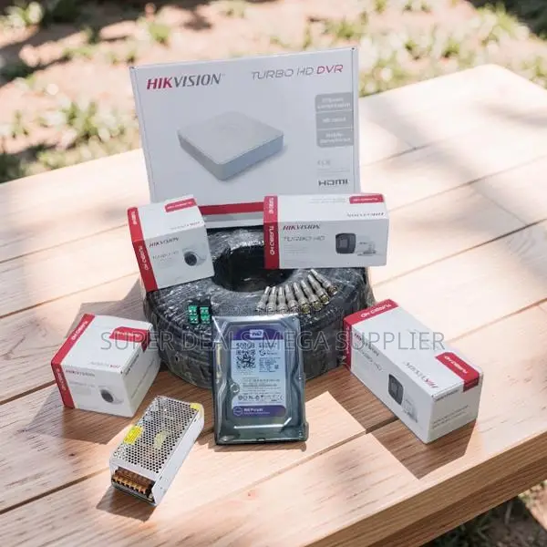 Hikvision 4 Turbo Hd 2mp CCTV System With 1- Year Warranty Included