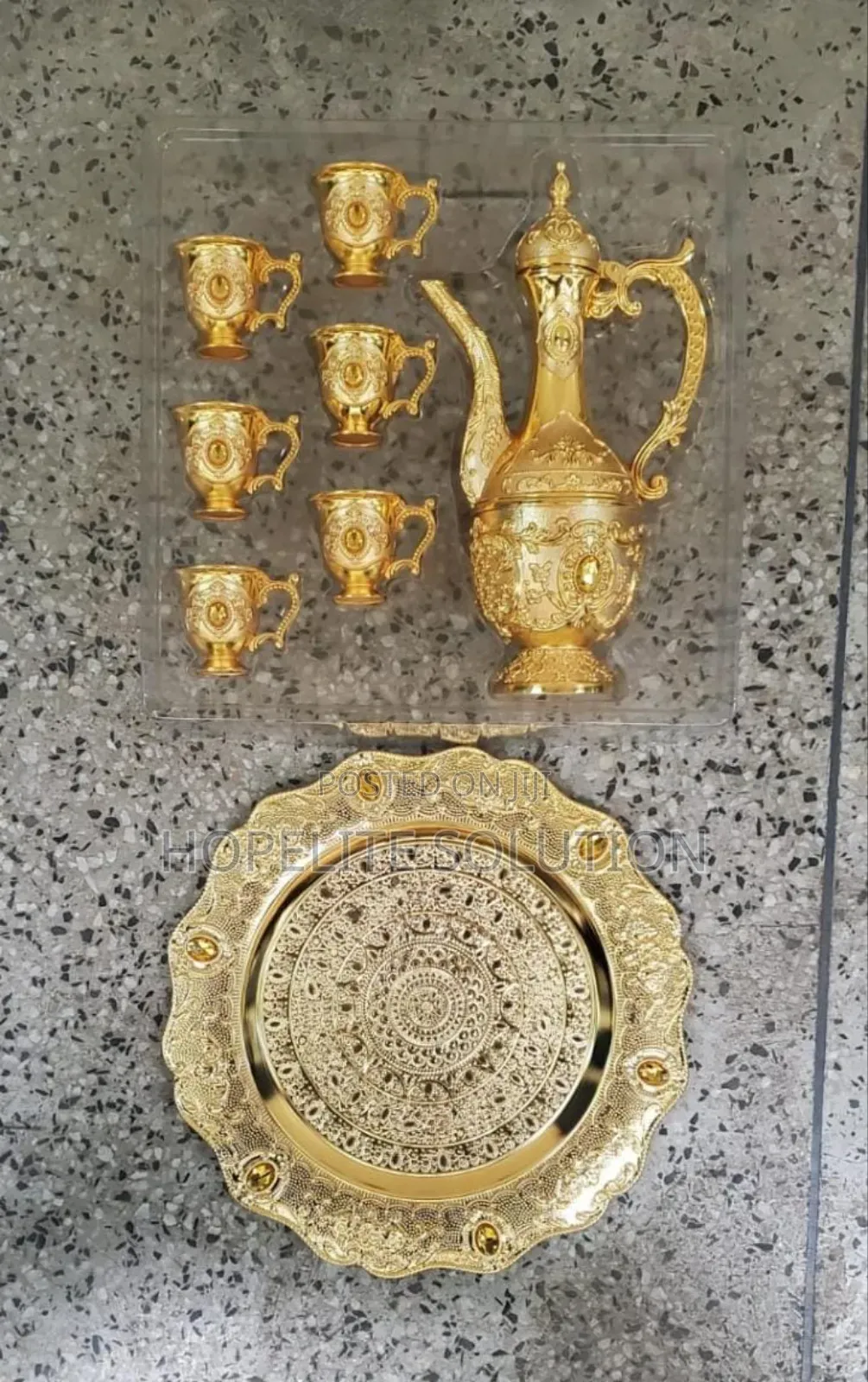 8pcs Elegant Luxury Arabic Coffee Set