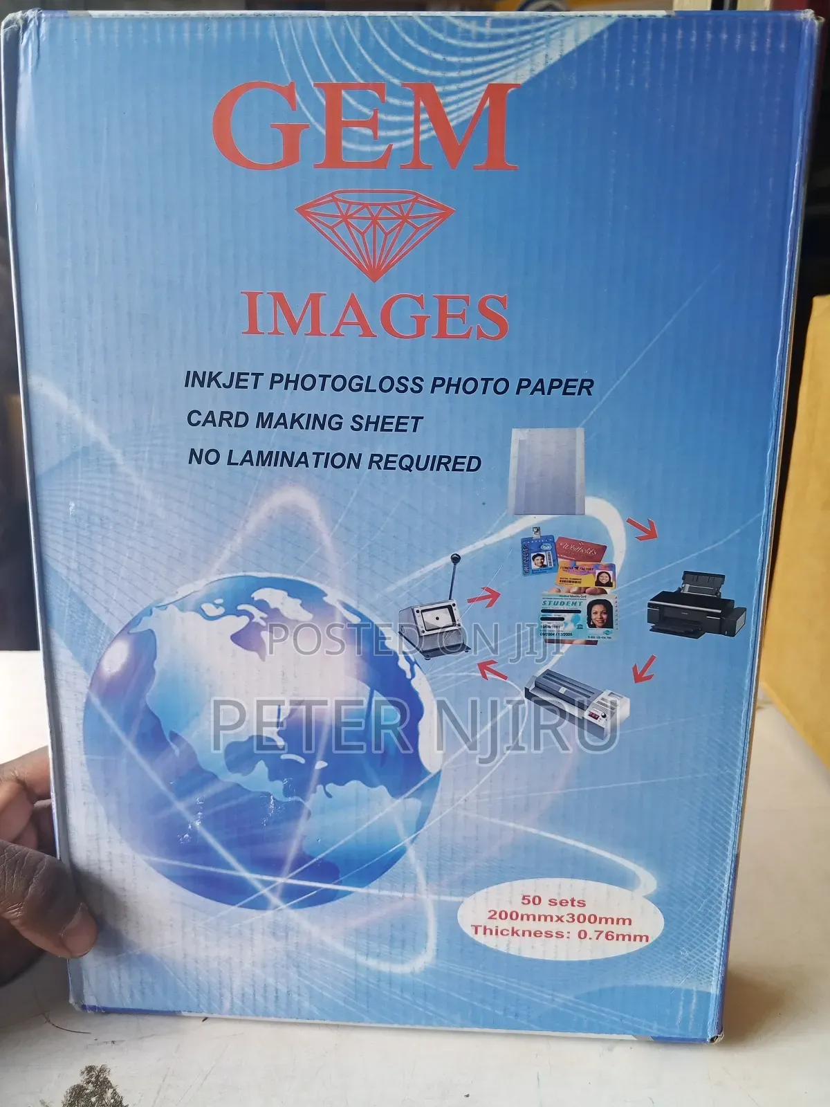 A4 Pvc Laminate Gem Brand For Pvc Id Cards Making