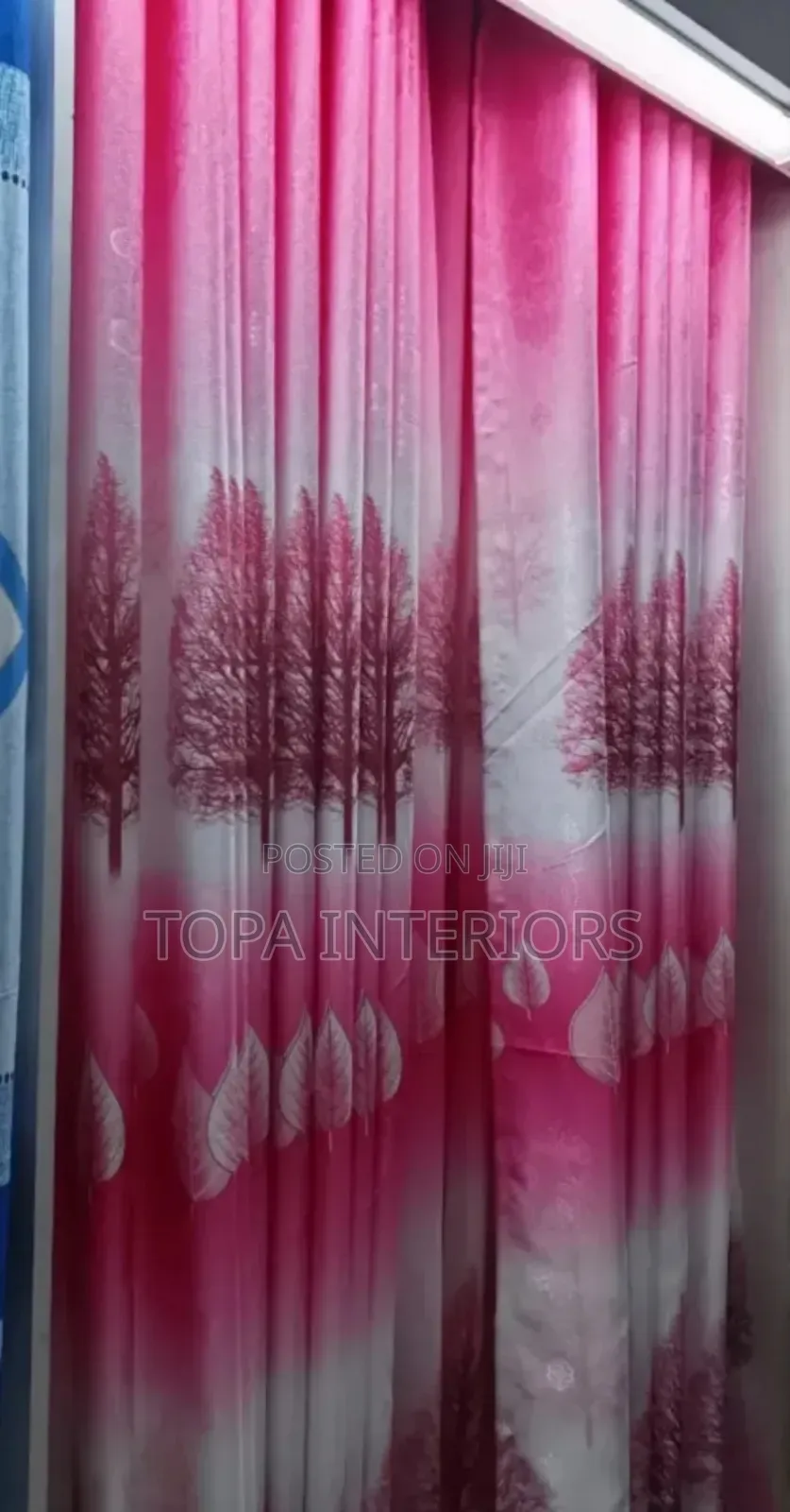 Floral Pink Curtains for Girls Bedroom Privacy Curtains