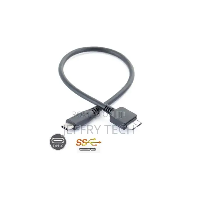 Usb-C to Micro Usb Type-C to Micro-B Cable for Hard Drive Enclosure