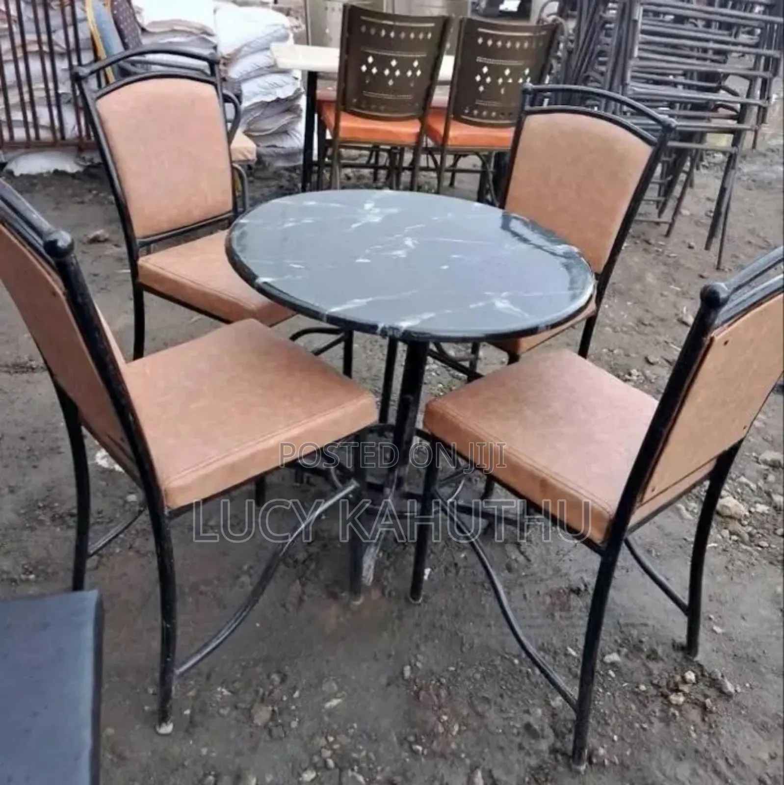 Restaurant Set of Balls Chairs
