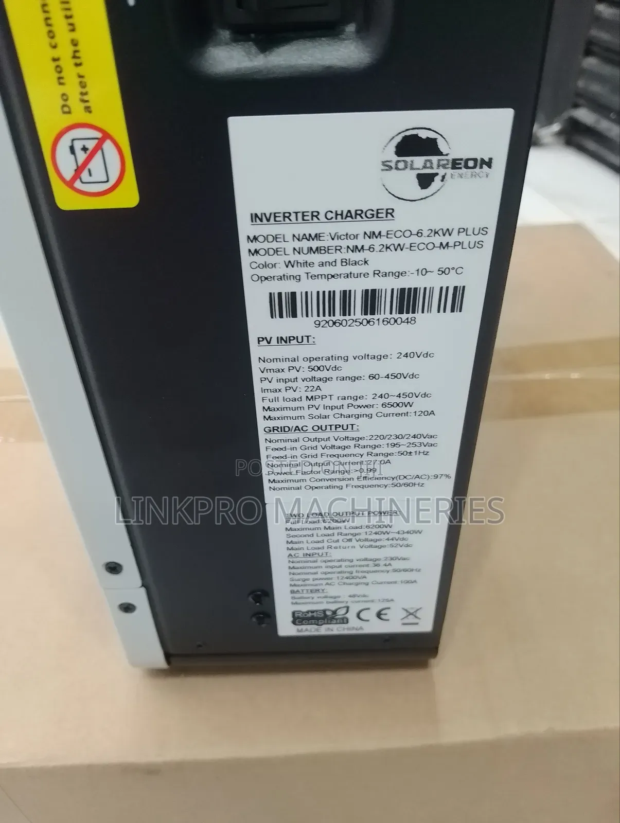5kva 48v Solareon Hybrid Inverter