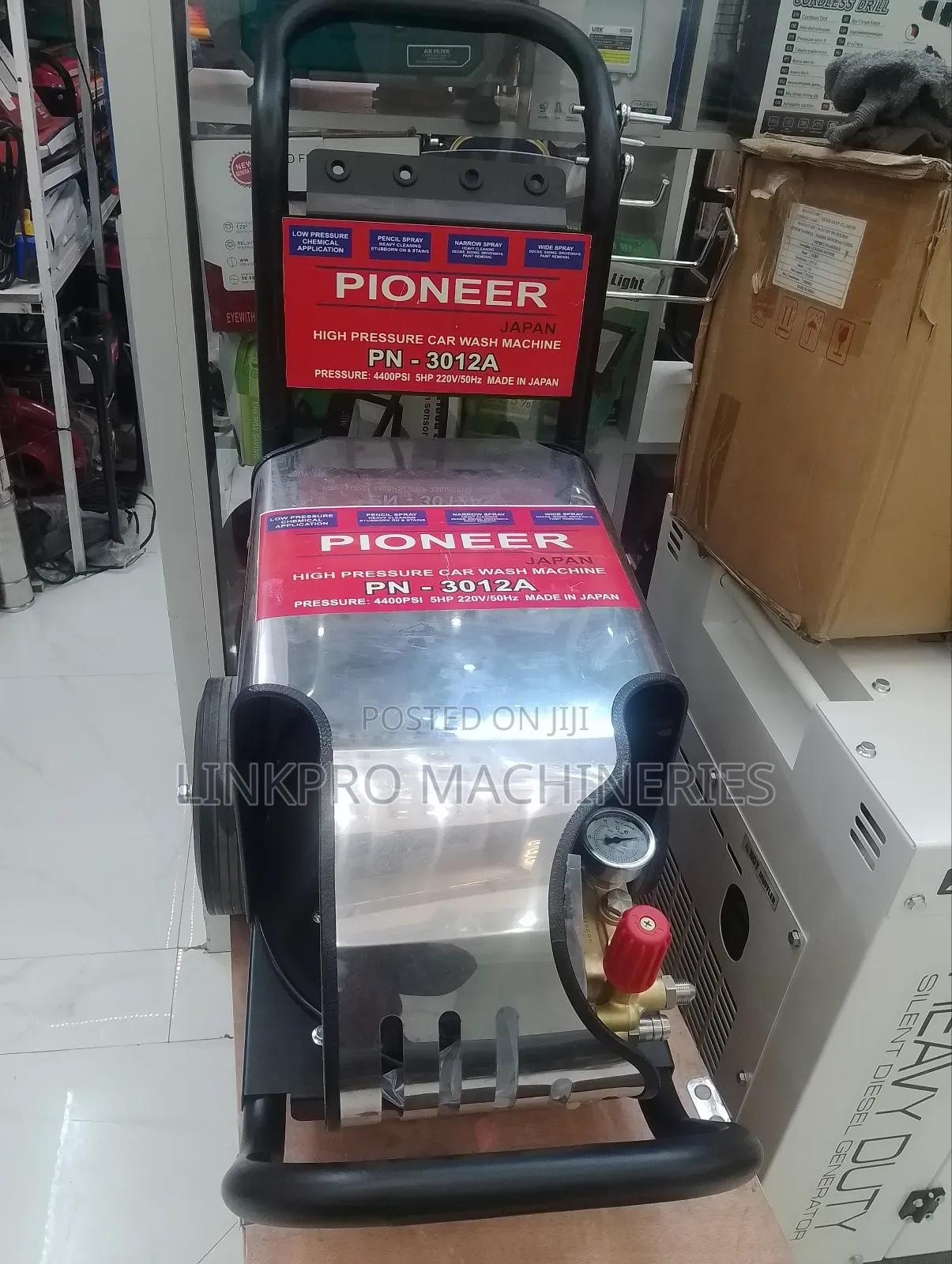 4400psi 5hp Pioneer Carwash Machine