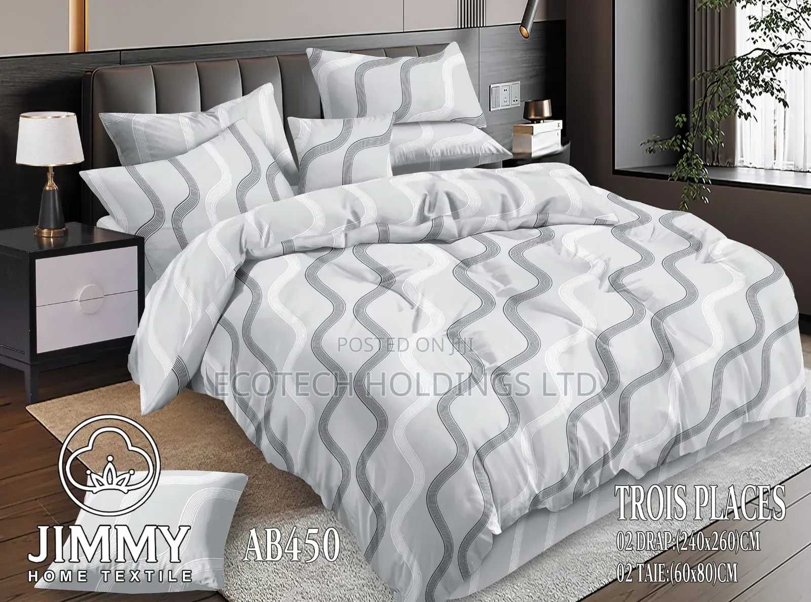 Jimmy 6 by 6 Printed Duvet Covers 6pcs Jmy1