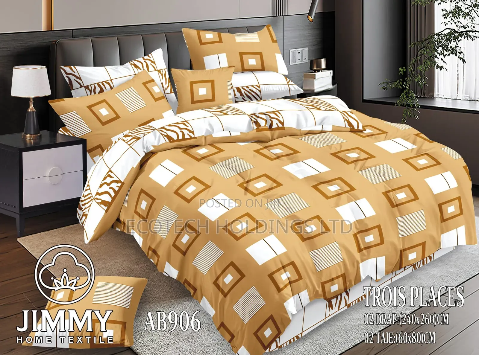 Jimmy 6 by 6 Printed Duvet Covers 6pcs Jmy1