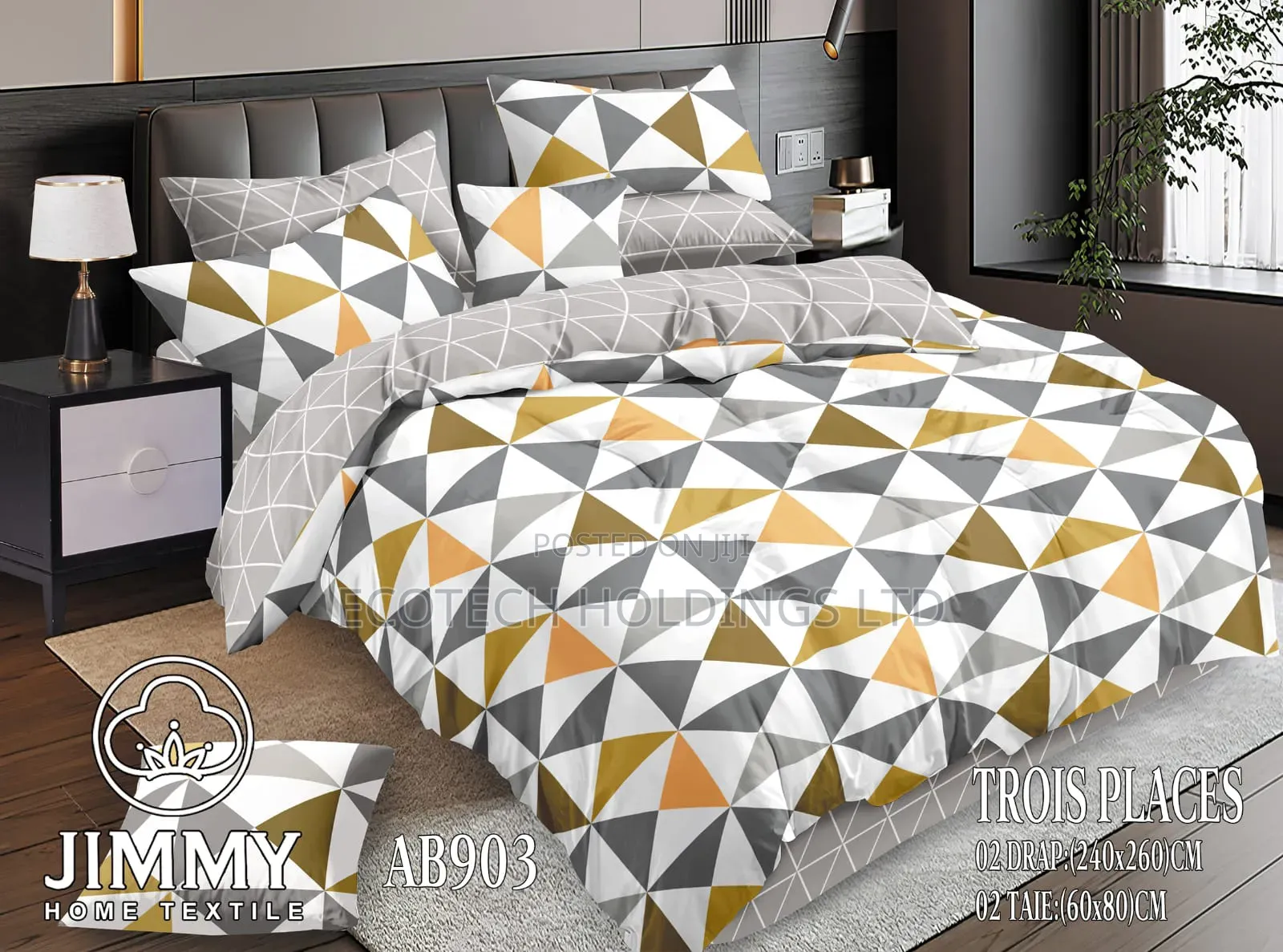 Jimmy 6 by 6 Printed Duvet Covers 6pcs Jmy1