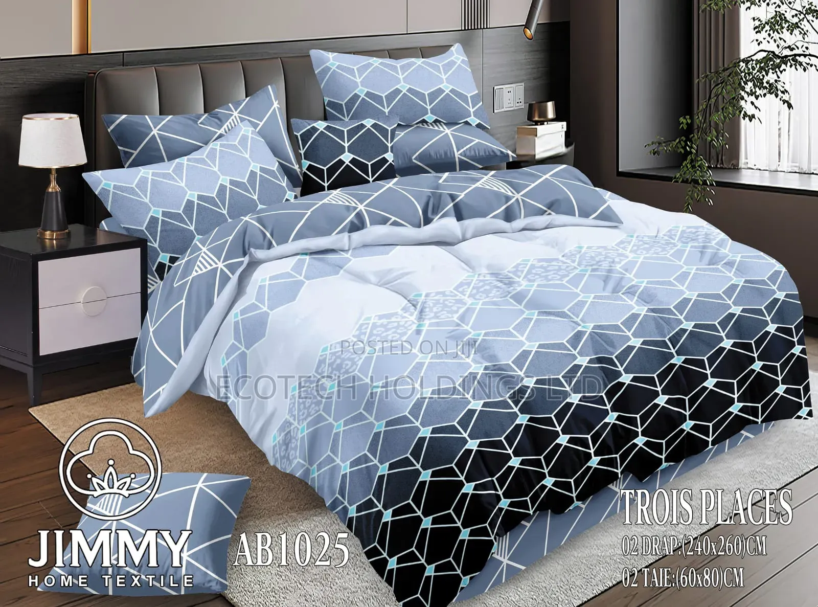 Jimmy 6 by 6 Printed Duvet Covers 6pcs Jmy1